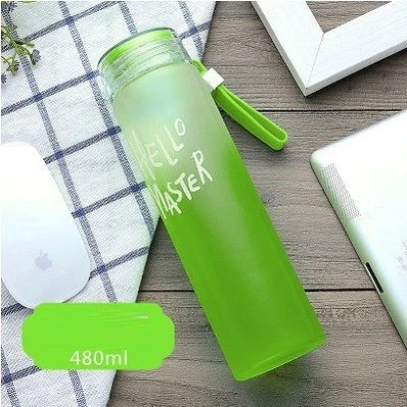 Hello Master Glass Bottle