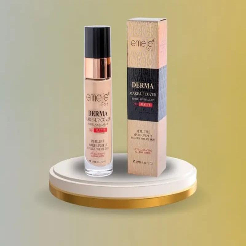 EMELIE PARIS DERMA MAKEUP COVER 24H PORCELAIN MATTE FOUNDATION