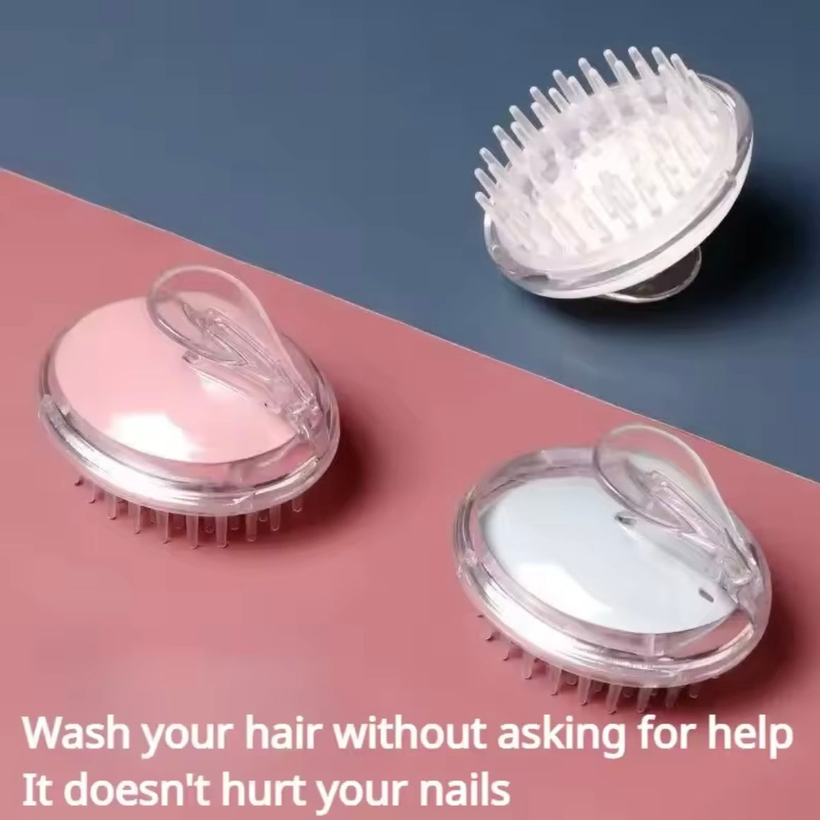 Crystal Clear Shampoo Silicone Scalp Massager