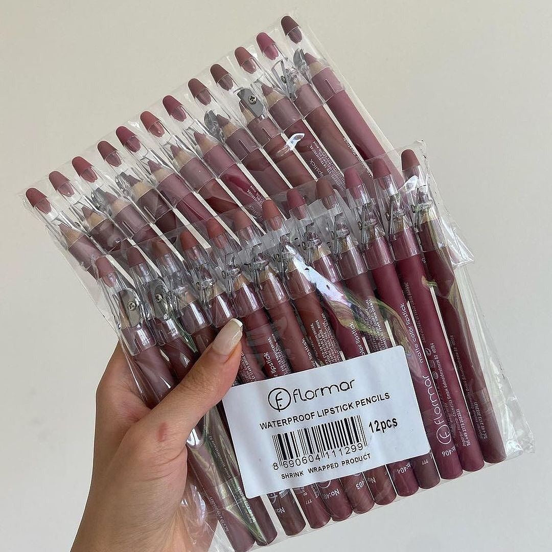 Flormar - Jumbo Matte Nude Lip Liner Set of 12