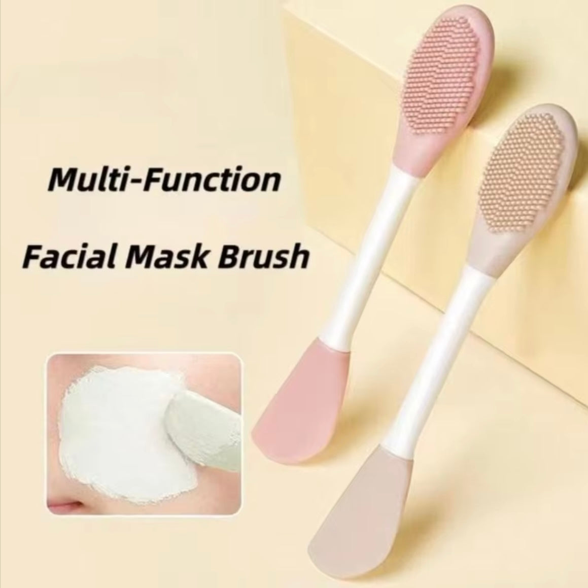 Silicone Double Sided Facial Cleansing Brush
