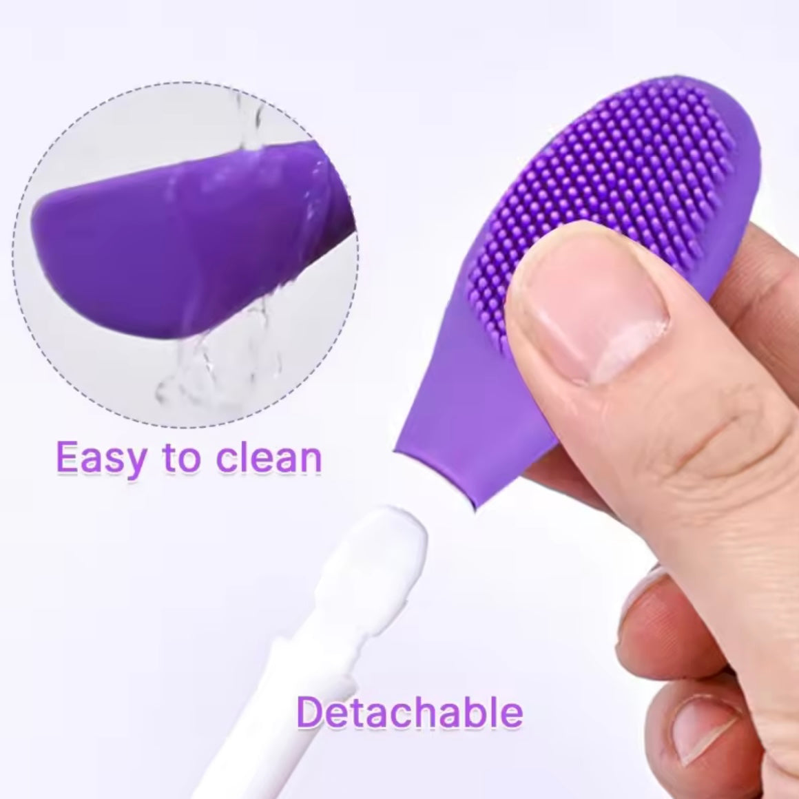 Silicone Double Sided Facial Cleansing Brush