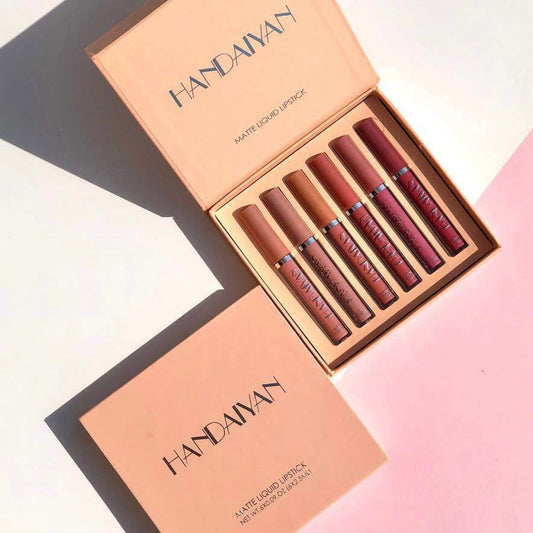Handaiyan - Creamy Matte Lip Gloss Set of 6