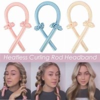 Long Hair Heatless Curling Wand