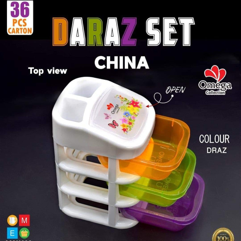 3 Pcs Rainbow Jewellery Box