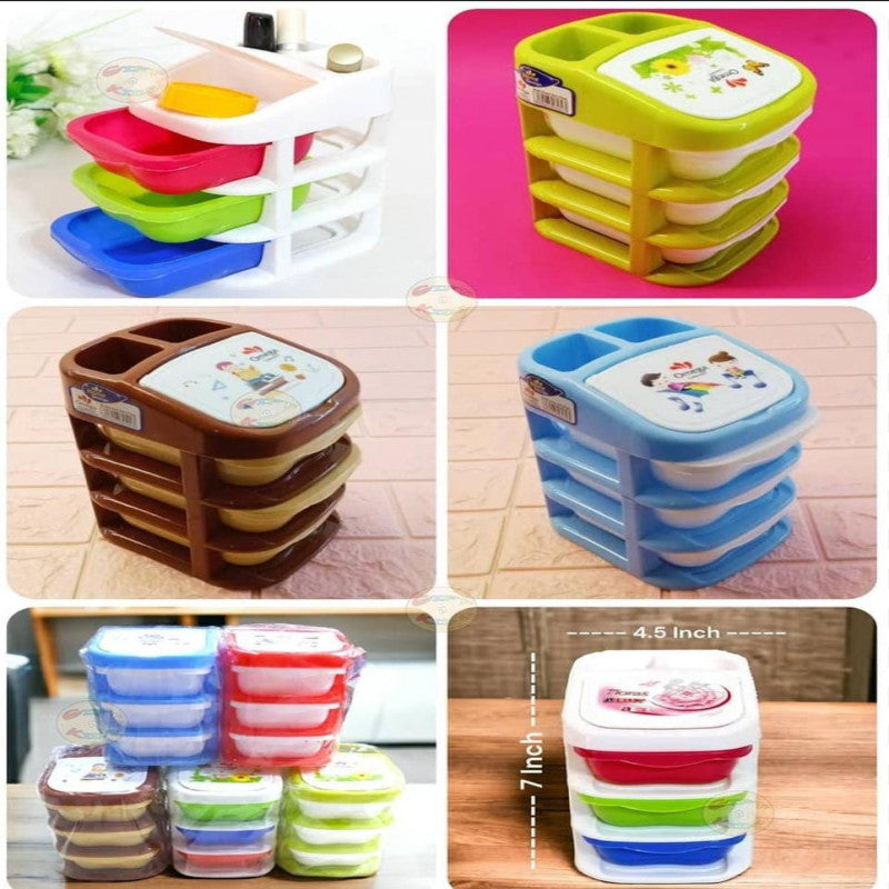 3 Pcs Rainbow Jewellery Box