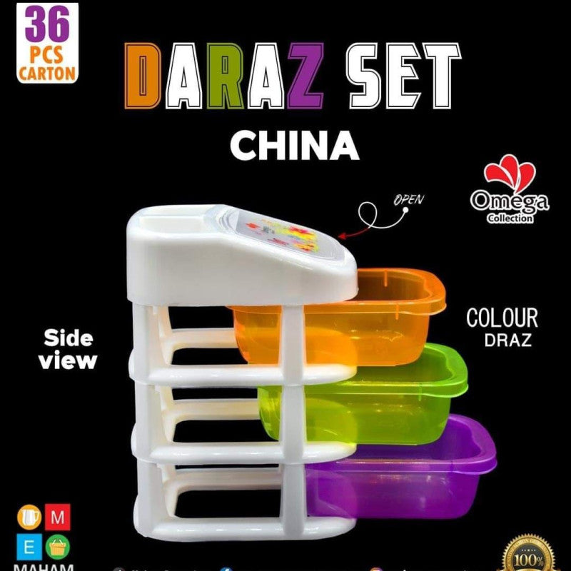 3 Pcs Rainbow Jewellery Box