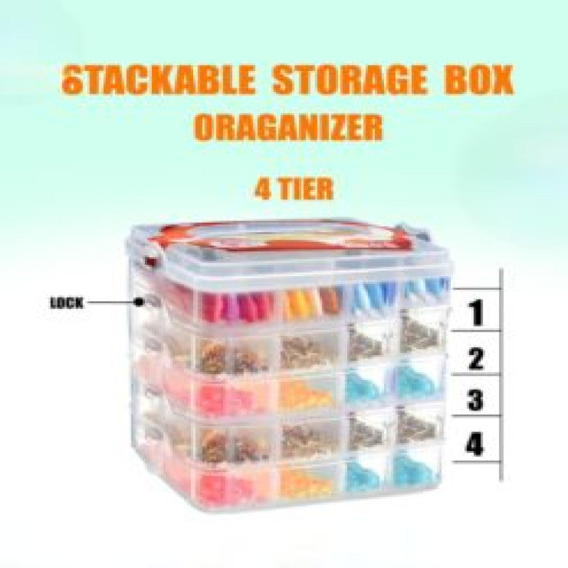 Stackable Storage Box (4 layer)