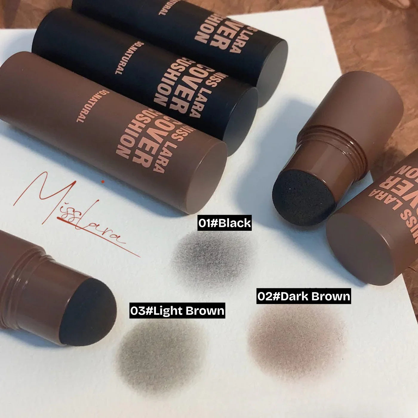 MISS LARA HAIR STAMP - Brown