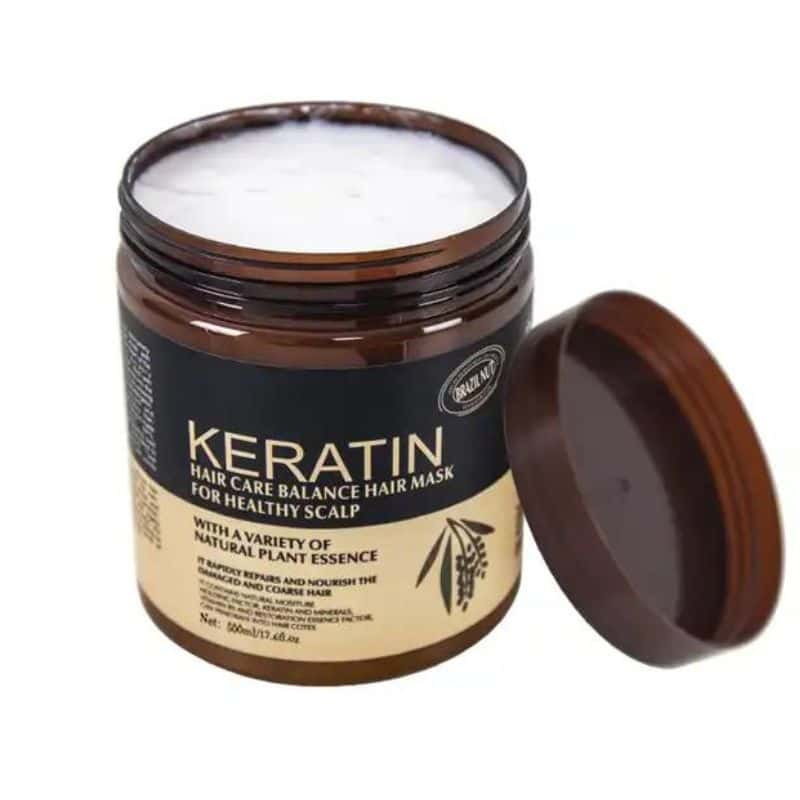 Keratin Repair Deep Moisturizing Smoothing Scalp Hair Mask - 500ml