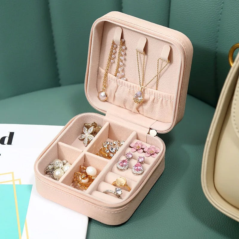 LEATHER JEWELLERY BOX
