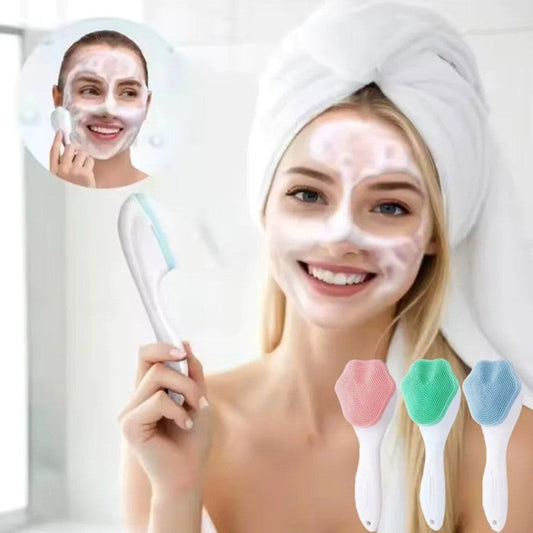 Silicone face scrubber