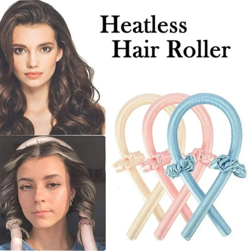 Long Hair Heatless Curling Wand