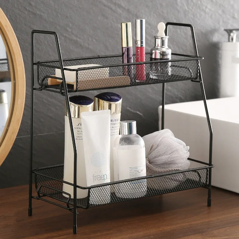 2 layer steel rack