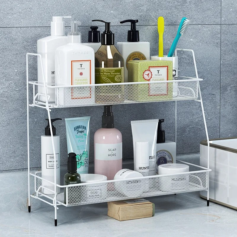 2 layer steel rack