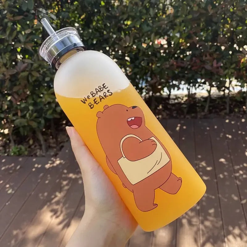 Panda Bear Bottle (Transparent)