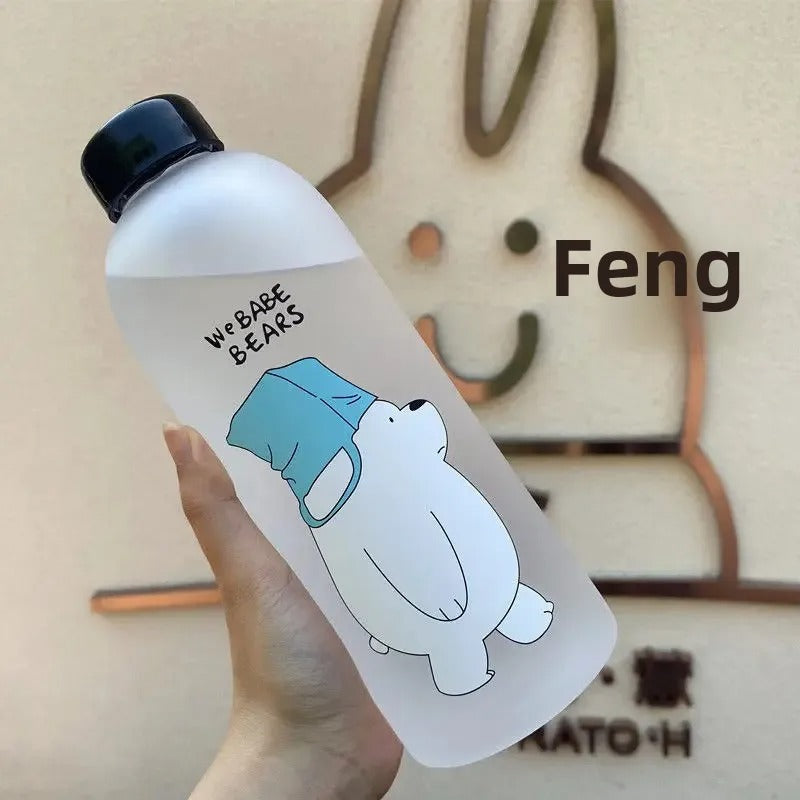 Panda Bear Bottle (Transparent)