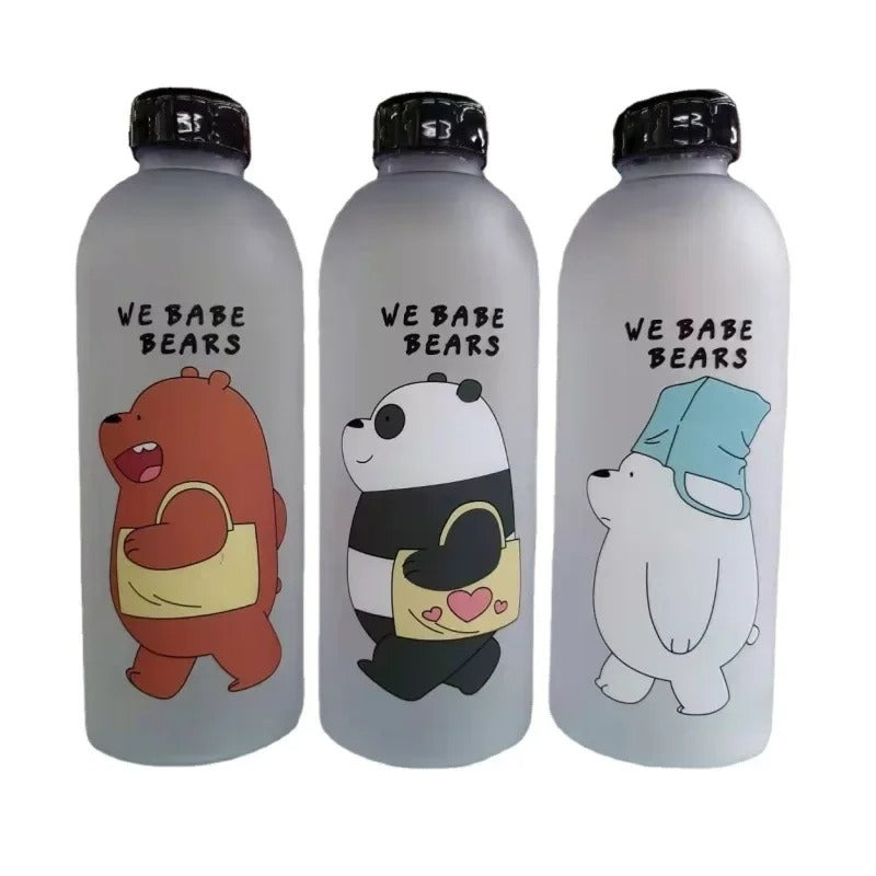 Panda Bear Bottle (Transparent)