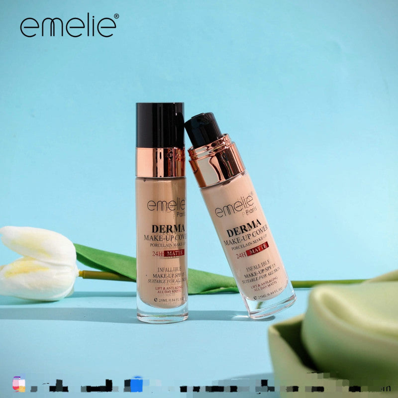 EMELIE PARIS DERMA MAKEUP COVER 24H PORCELAIN MATTE FOUNDATION