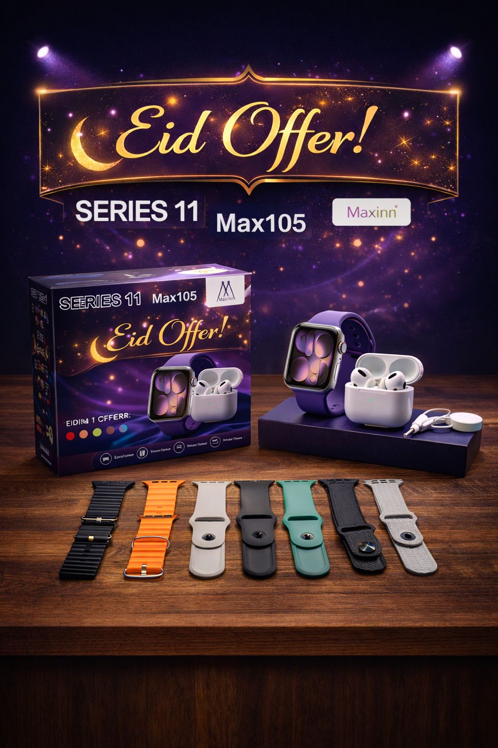 Combo Package 1x Ultra Smart Watch22242