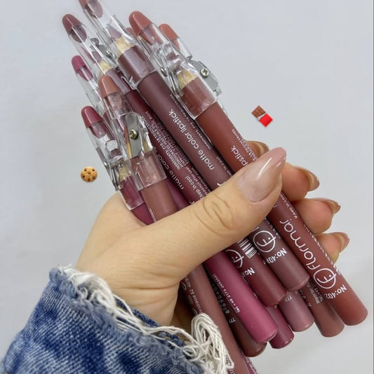 Flormar - Jumbo Matte Nude Lip Liner Set of 12