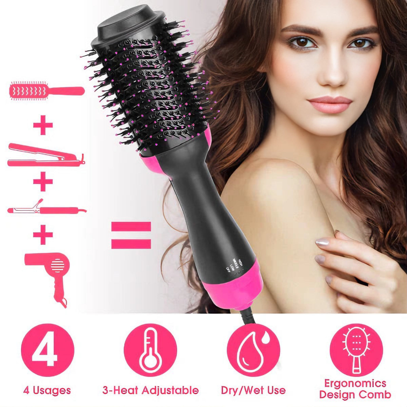 One Step Original- Hot Air Brush ( Dryer + Styler )