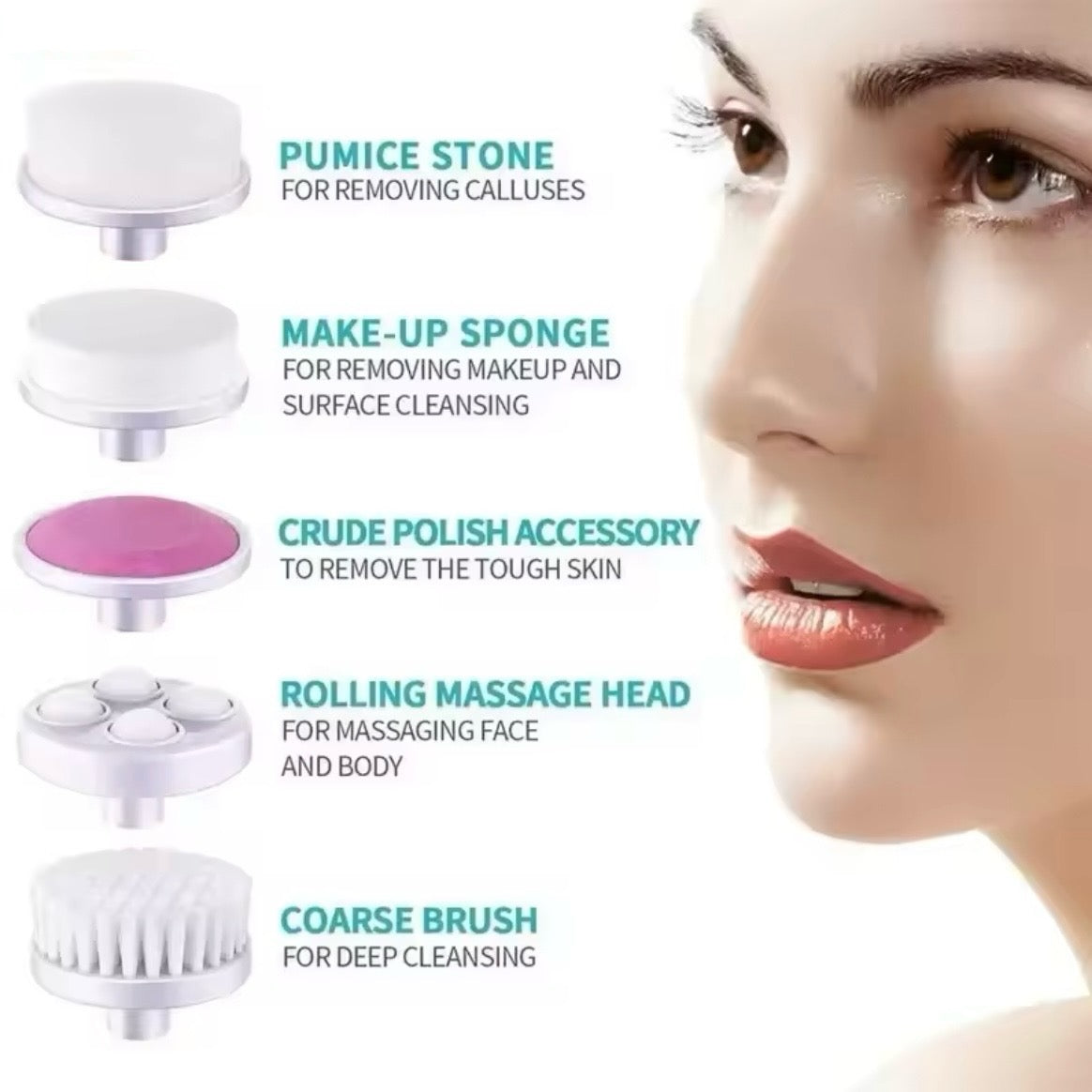 5 in 1 Facial Cleansing Massager Kit