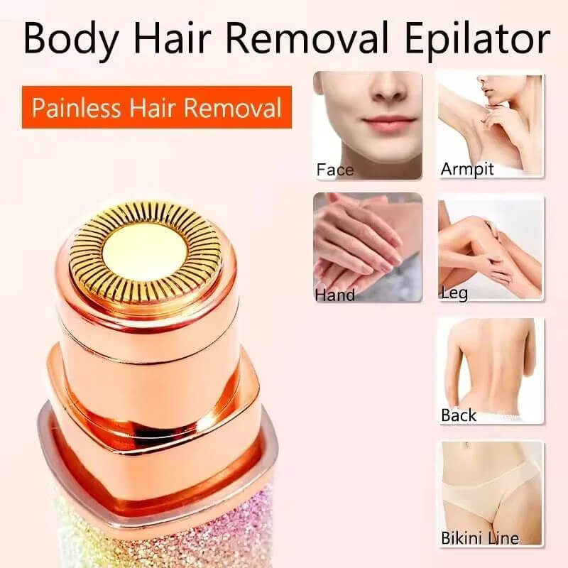 2 in 1 Eyebrow + Hair Remover Trimmer
