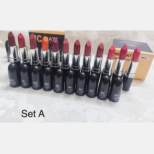 NC Mac - Matte Lipstick Set of 12