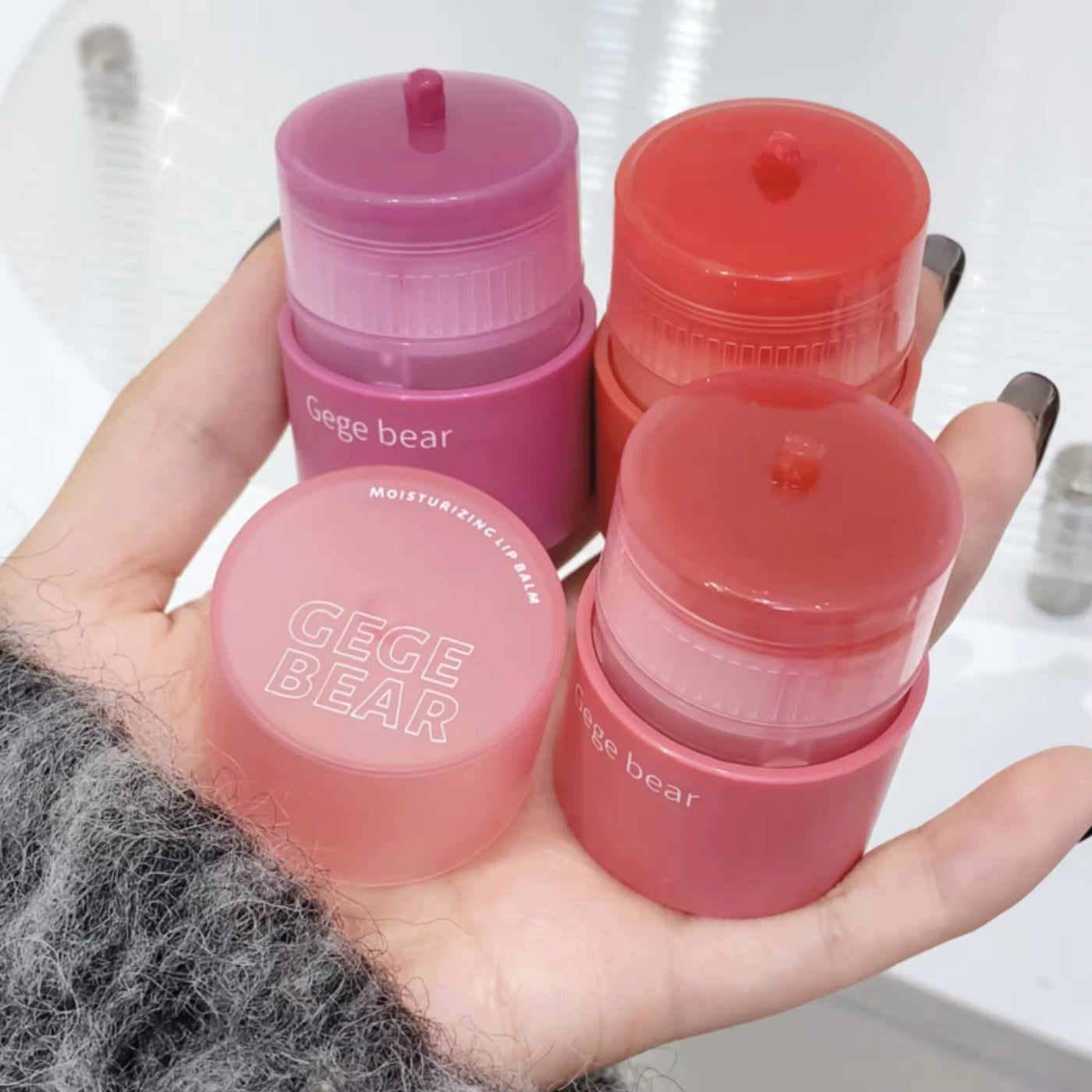 Beauty Model - Rotating Jelly Tinted Lip Balm Set of 6