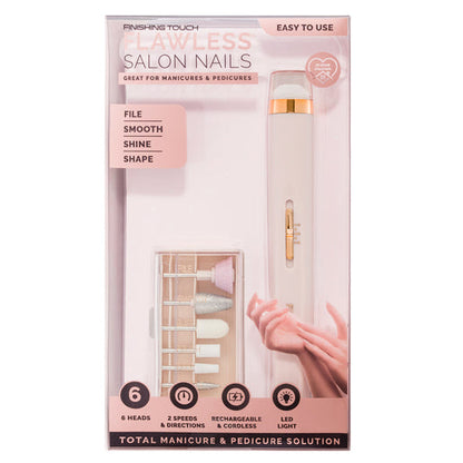 Rechargeable Flawless Nail Finishing Touch Pedicure Manicure Tool