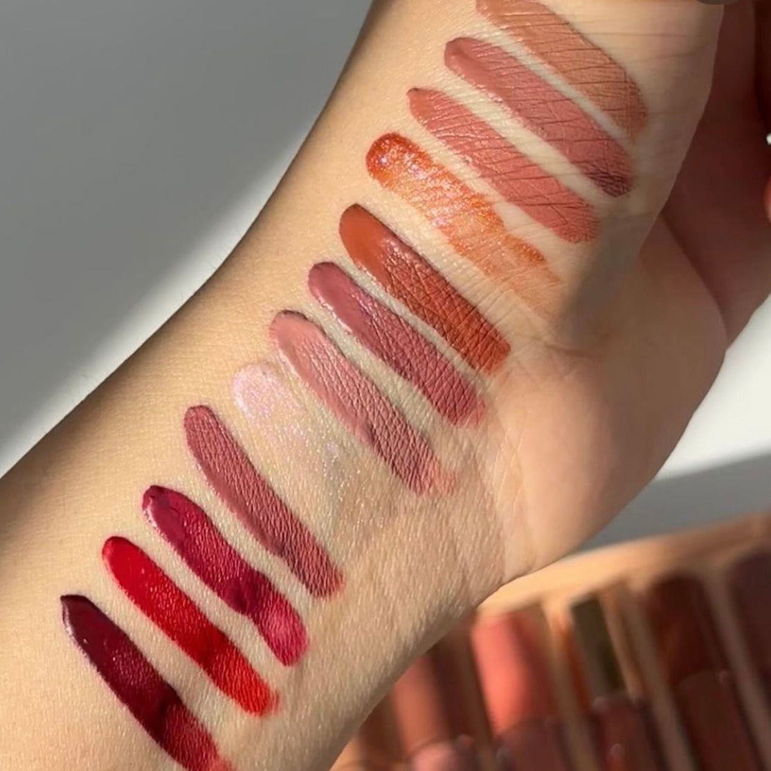 12pcs Mocallure Highly Pigmented Matte Lip Gloss