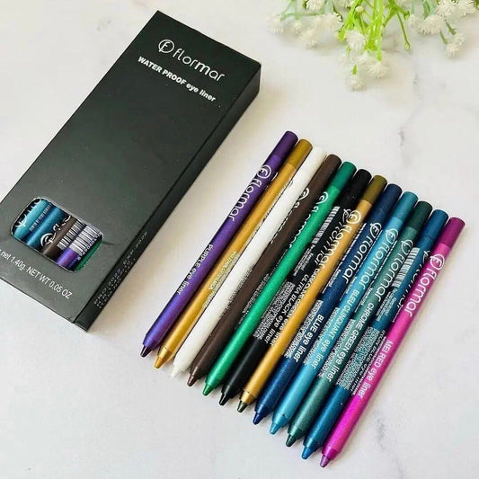 Flormar - Colorful Marker Eye Liner Set or 12