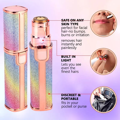 2 in 1 Eyebrow + Hair Remover Trimmer