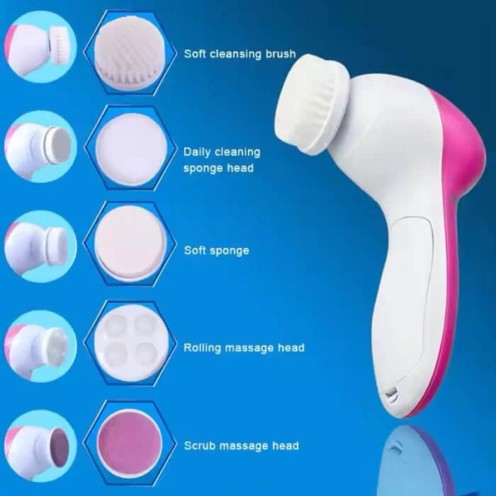 5 in 1 Facial Cleansing Massager Kit