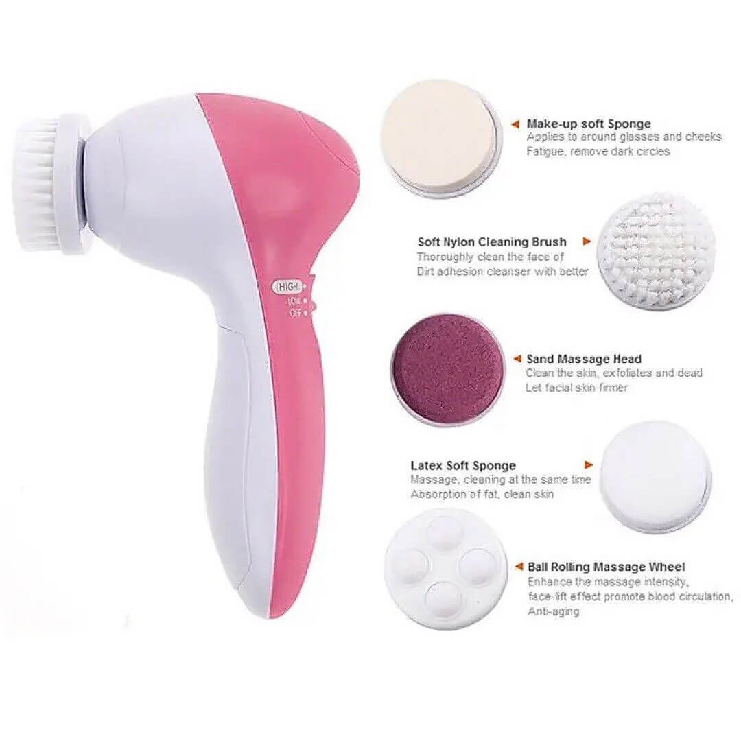 5 in 1 Facial Cleansing Massager Kit