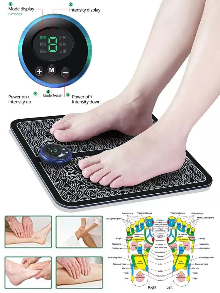 EMS Foot Massager Pad Relief Pain