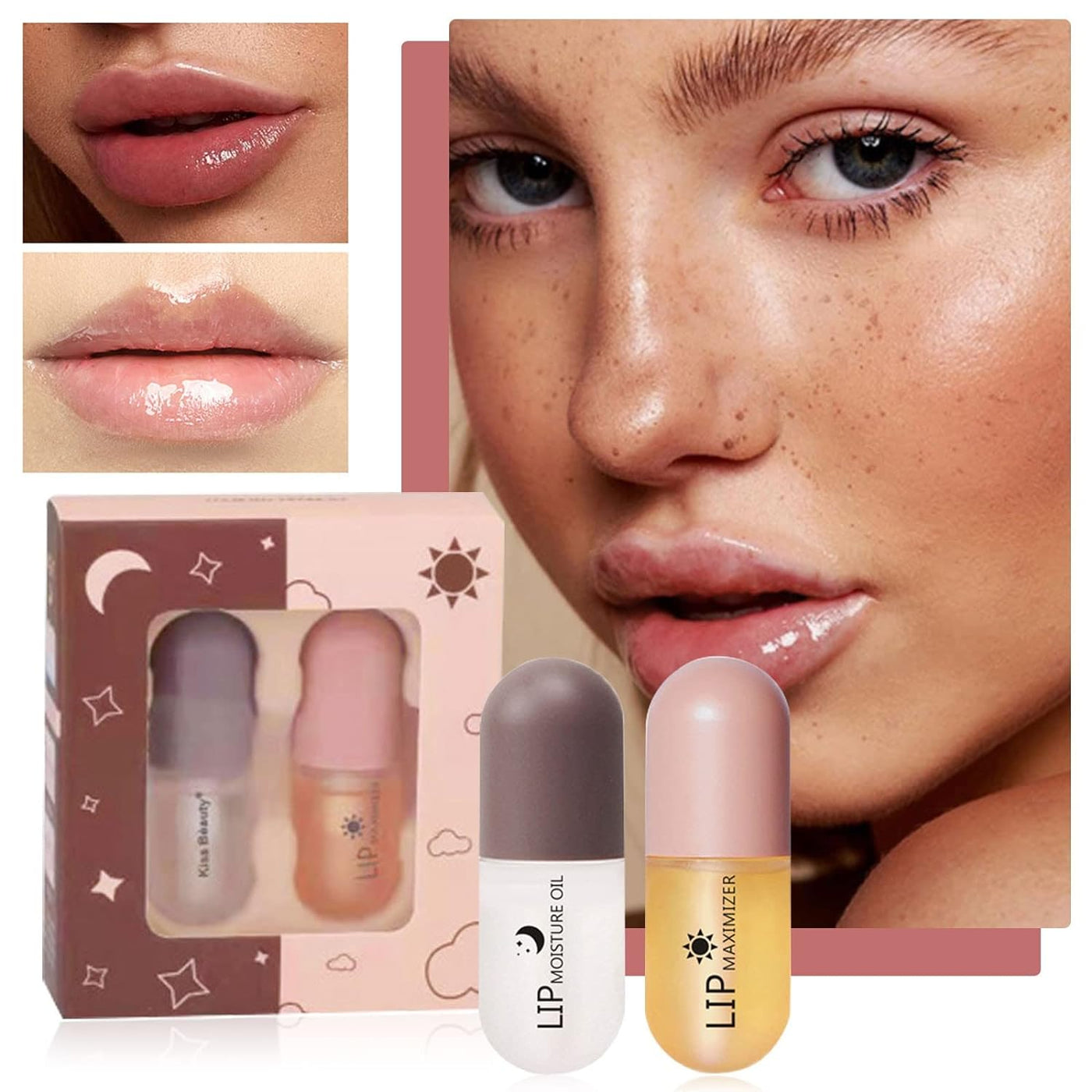 Kiss Beauty - Day and Night Lip Oil