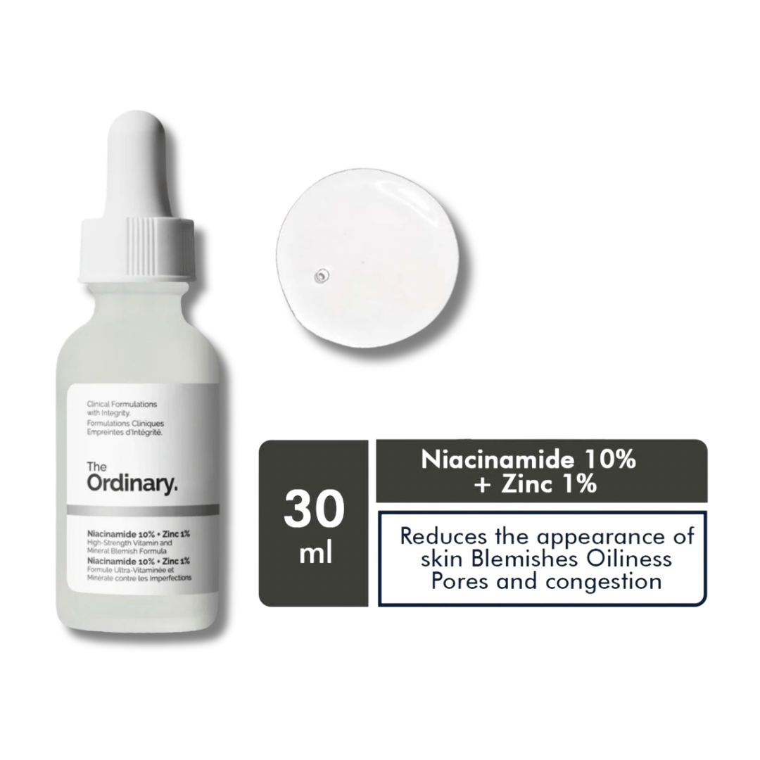 The Ordinary Niacinamide 10% + Zinc 1% Serum - 30ml