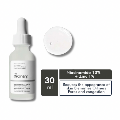 The Ordinary Niacinamide 10% + Zinc 1% Serum - 30ml
