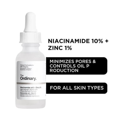 The Ordinary Niacinamide 10% + Zinc 1% Serum - 30ml