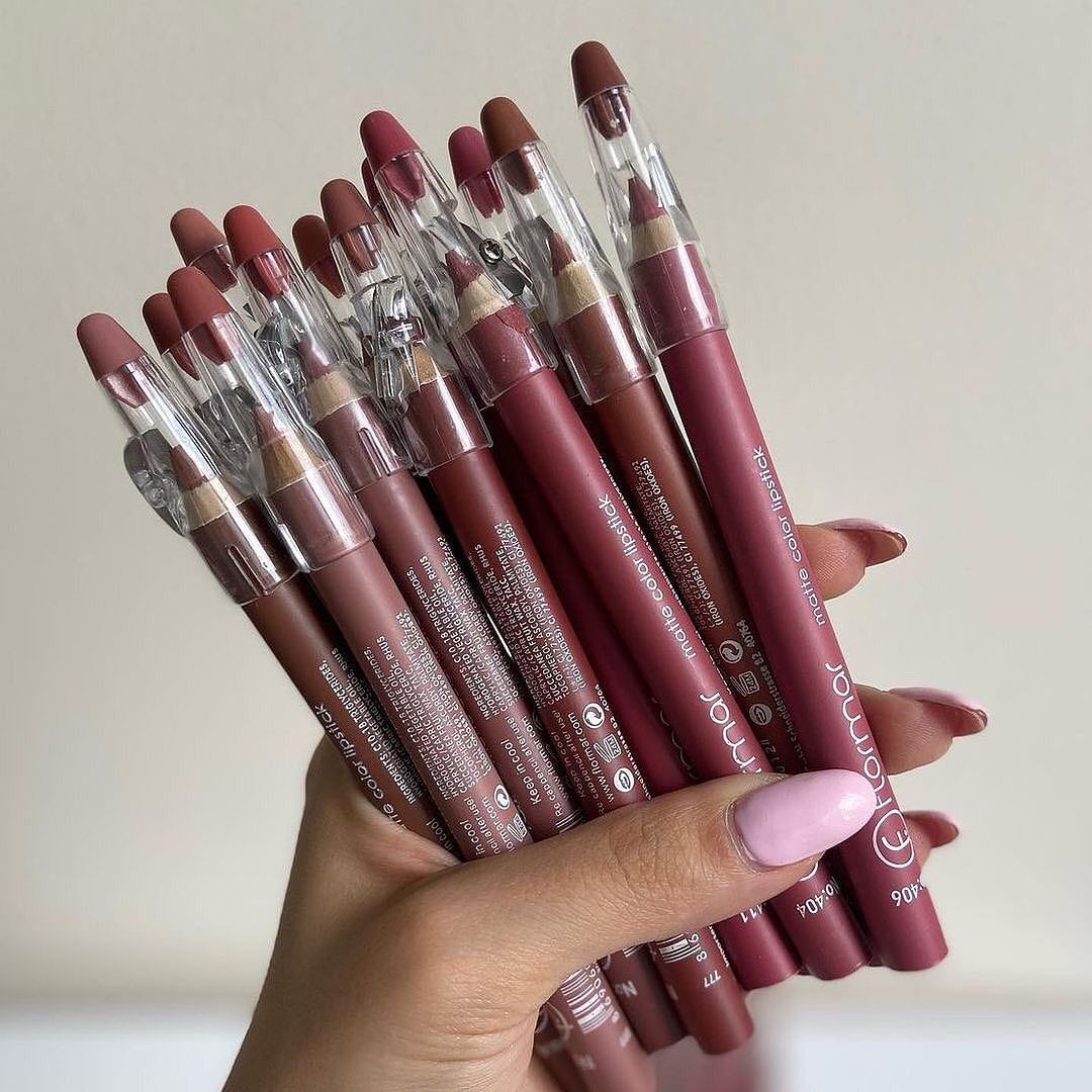 Flormar - Jumbo Matte Nude Lip Liner Set of 12