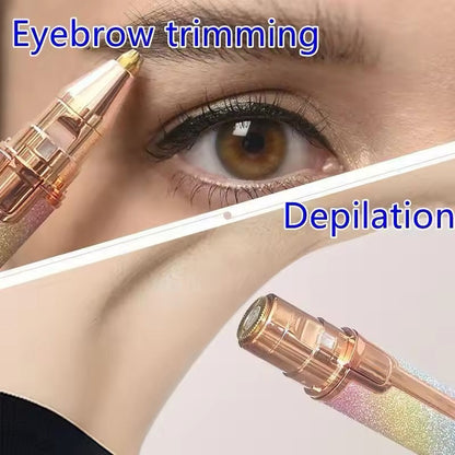 2 in 1 Eyebrow + Hair Remover Trimmer