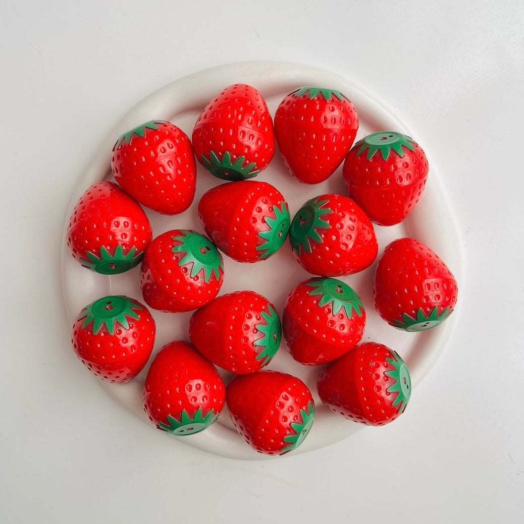 Strawberry Tinted Moisturizing Fruity Lip Balm Set of 3