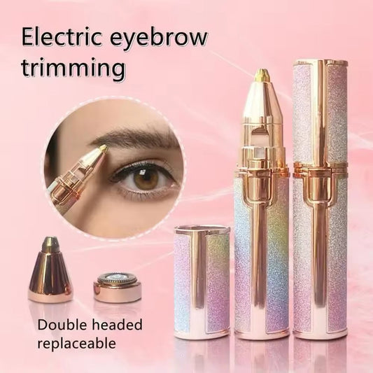 2 in 1 Eyebrow + Hair Remover Trimmer