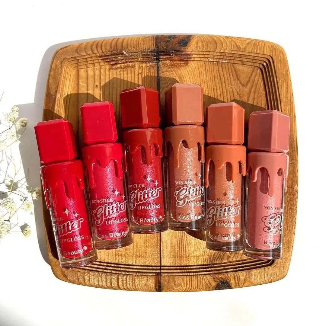 Glitter Matte Lip Gloss Waterproof & Long-lasting Charm Lip Gloss
