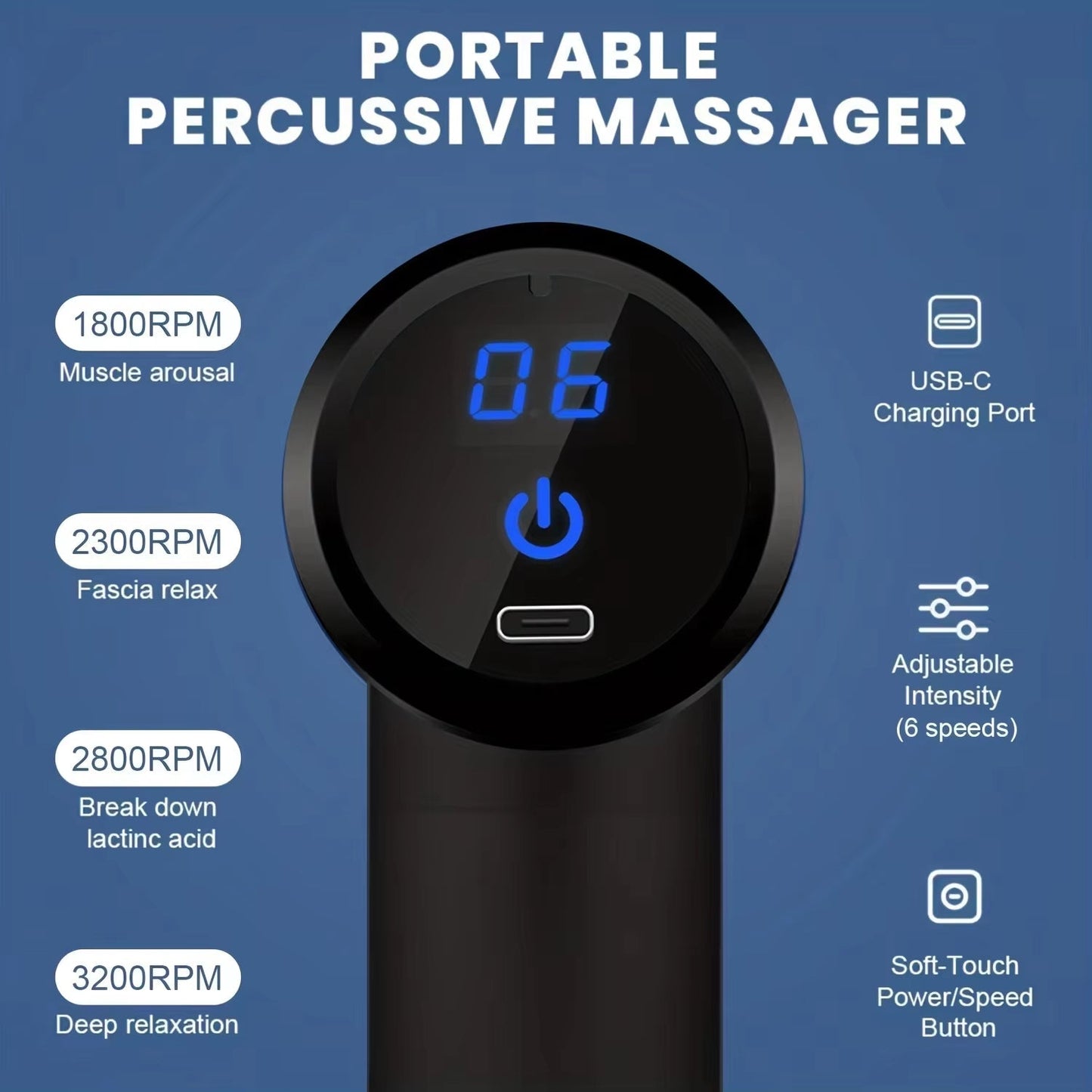4in1 Massage Gun Electric