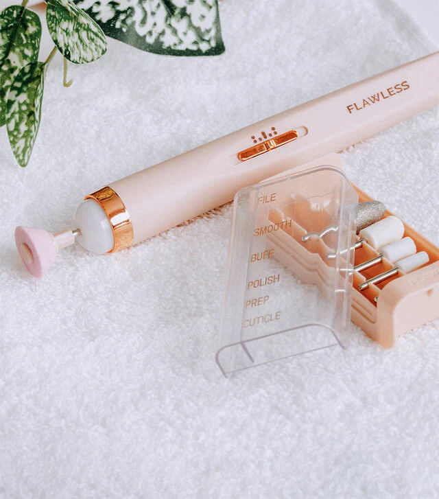 Rechargeable Flawless Nail Finishing Touch Pedicure Manicure Tool