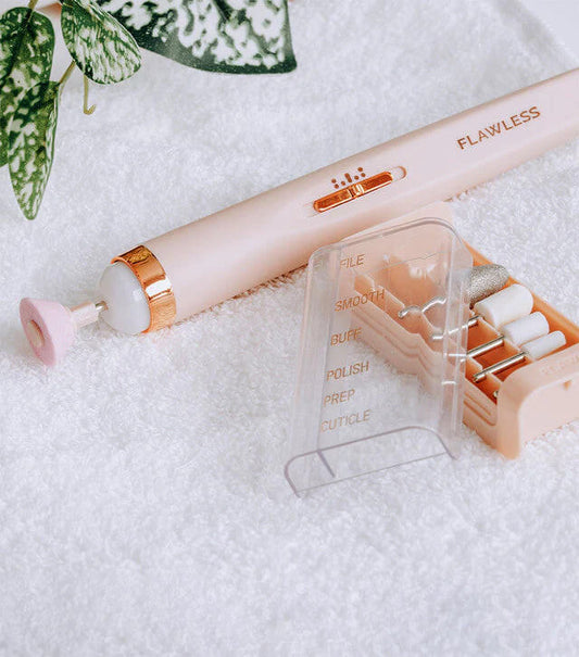 Rechargeable Flawless Nail Finishing Touch Pedicure Manicure Tool