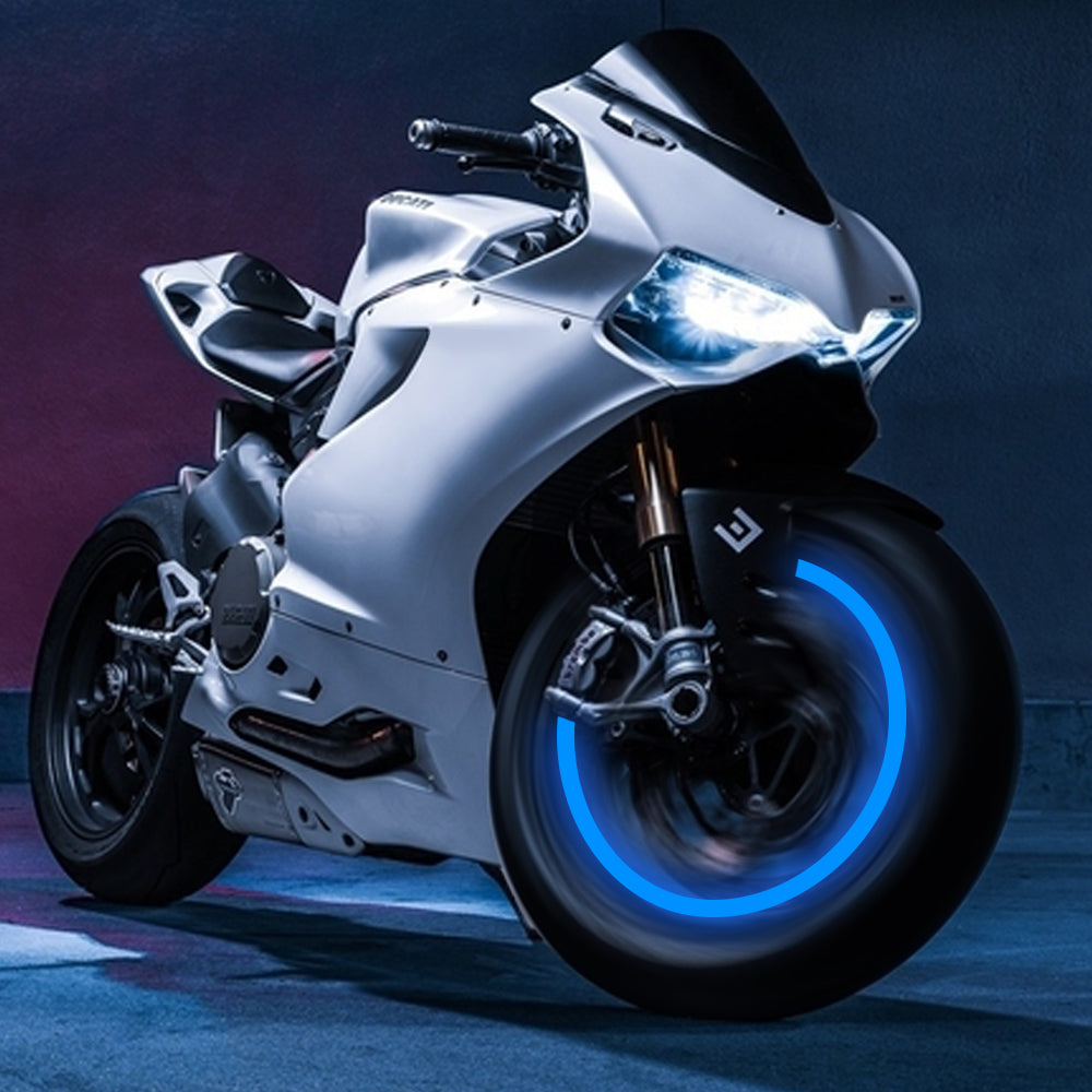 Car light blue